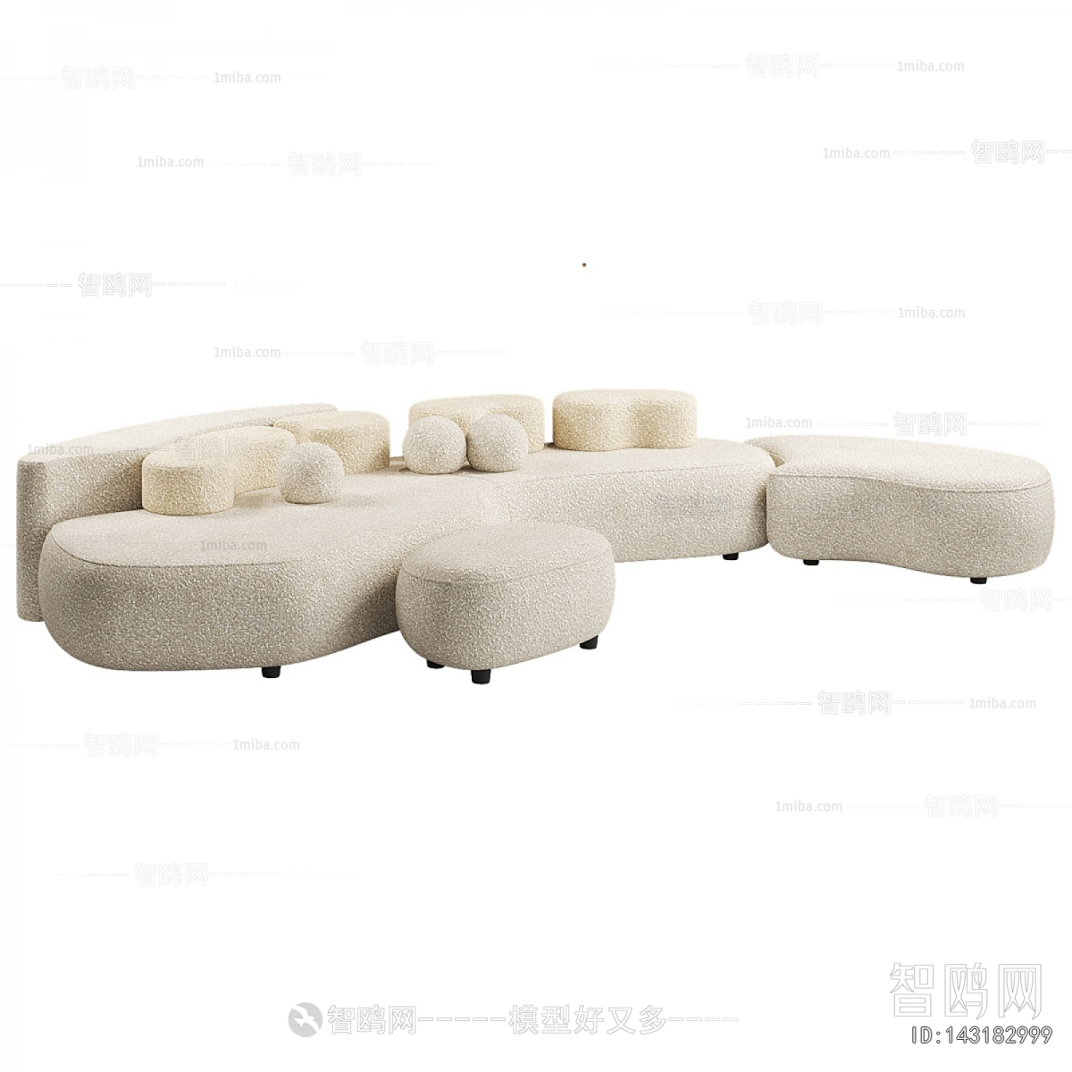 Modern Curved Sofa