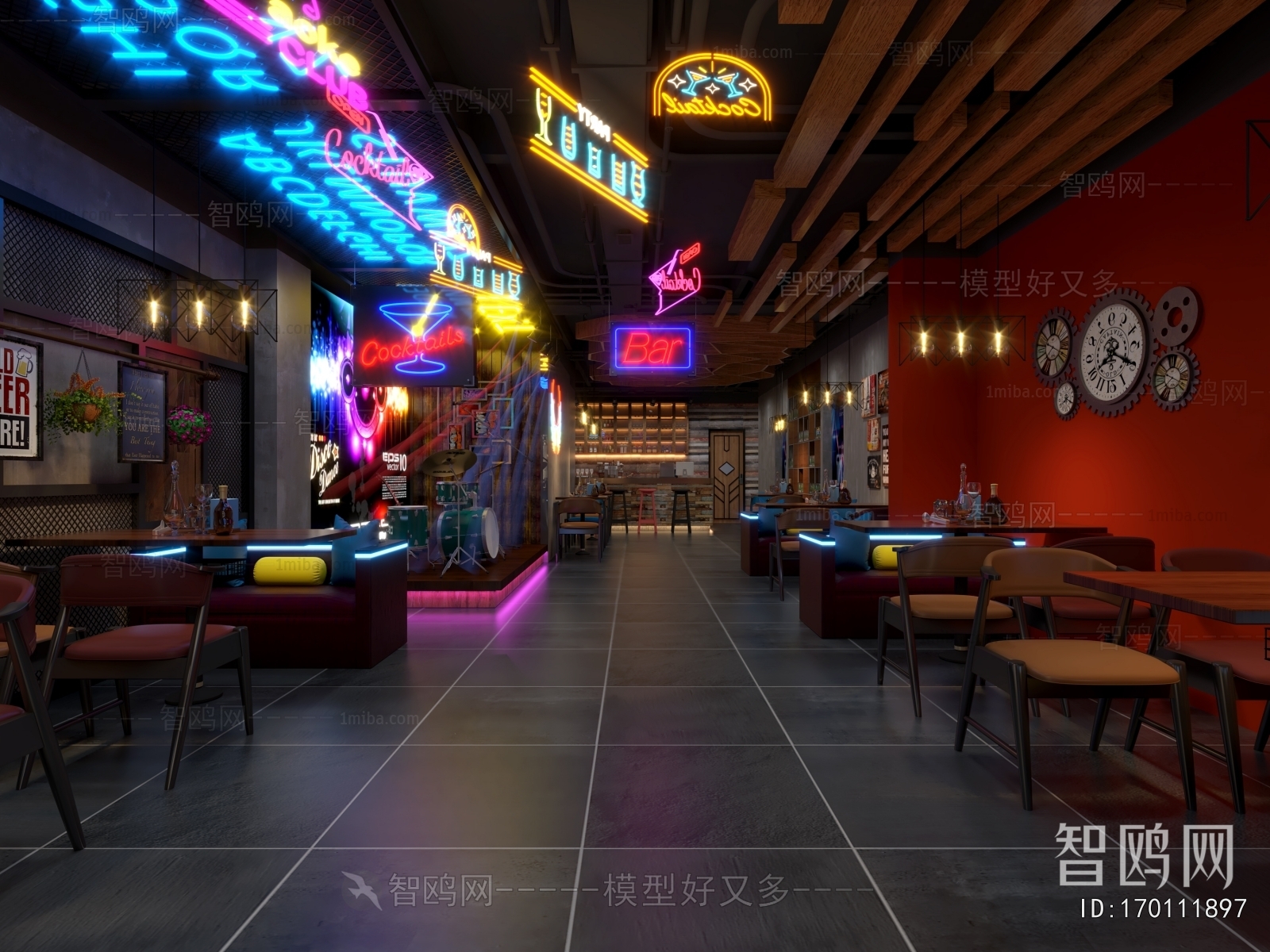 Industrial Style Bar