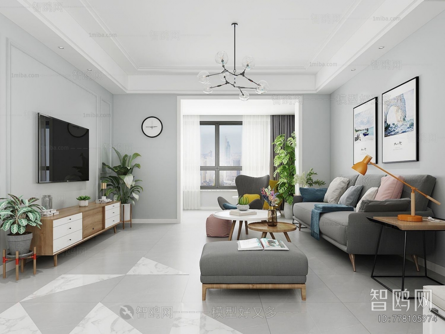 Nordic Style A Living Room