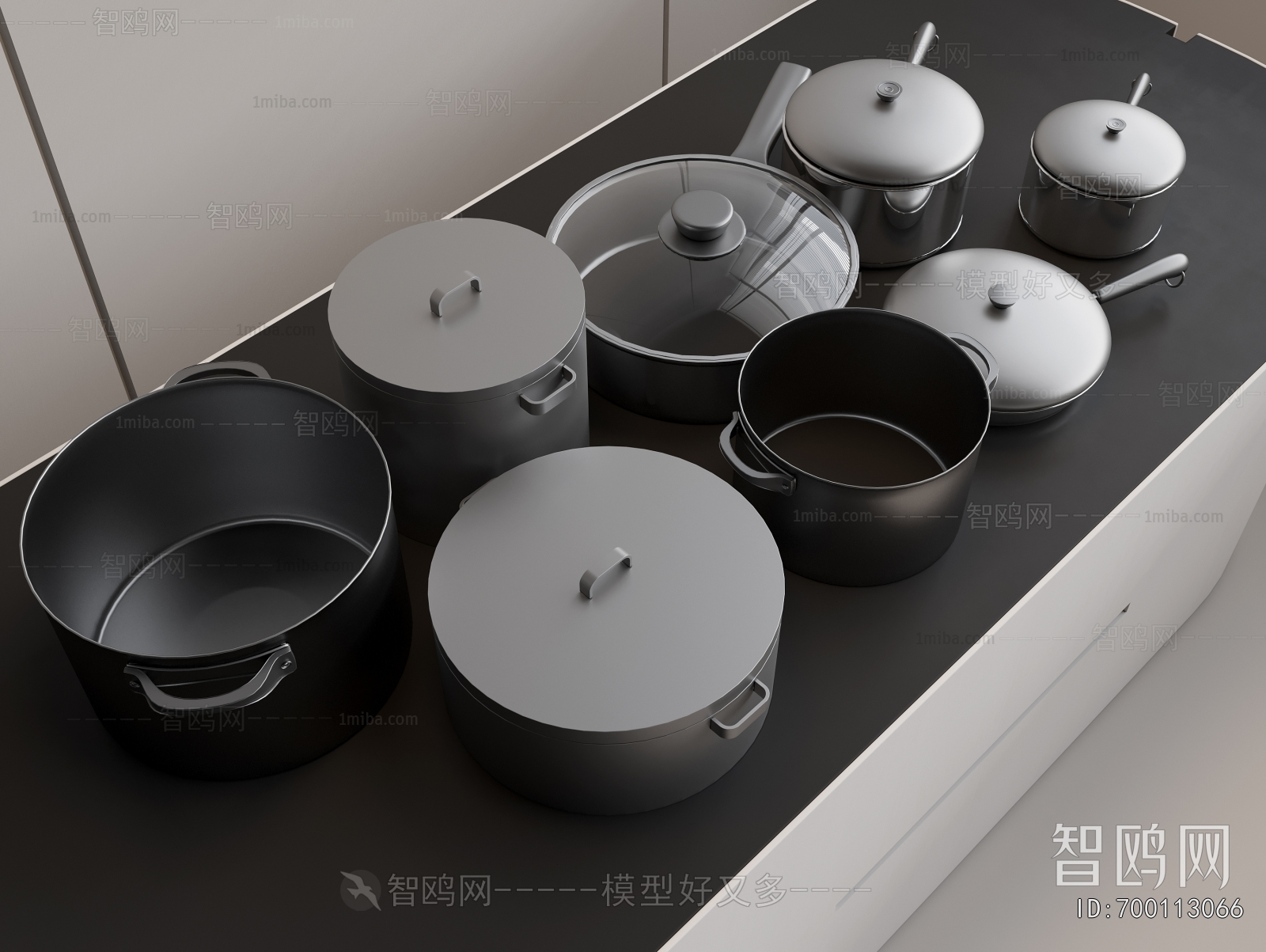 现代锅具组合