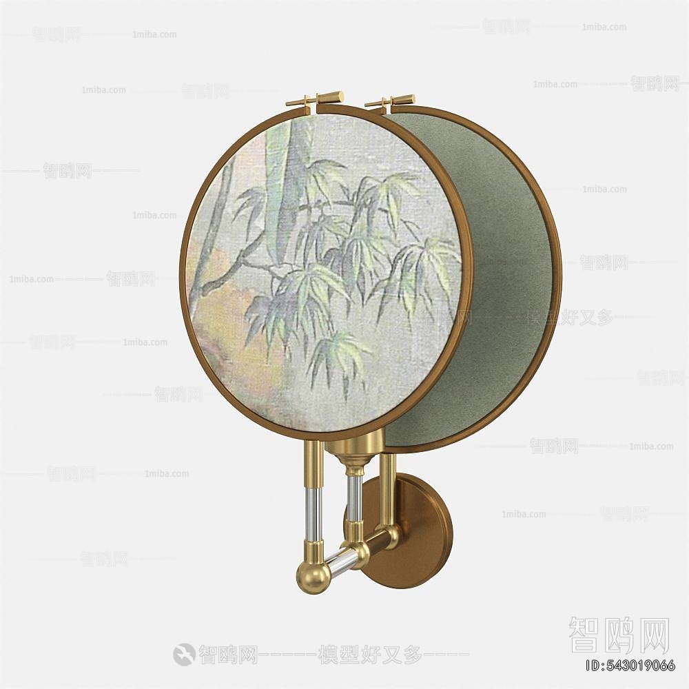 New Chinese Style Wall Lamp