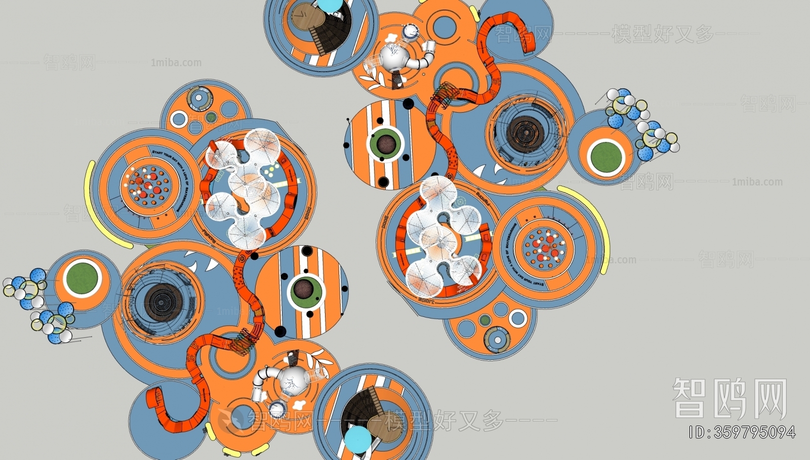 Modern Park Landscape