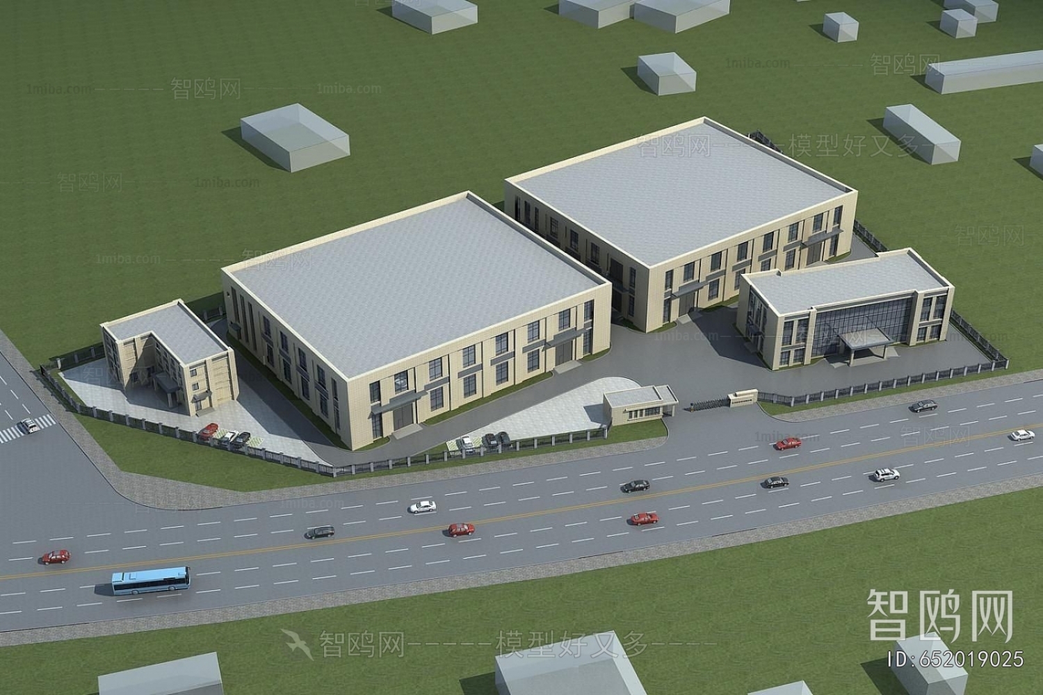 Modern Industrial Building