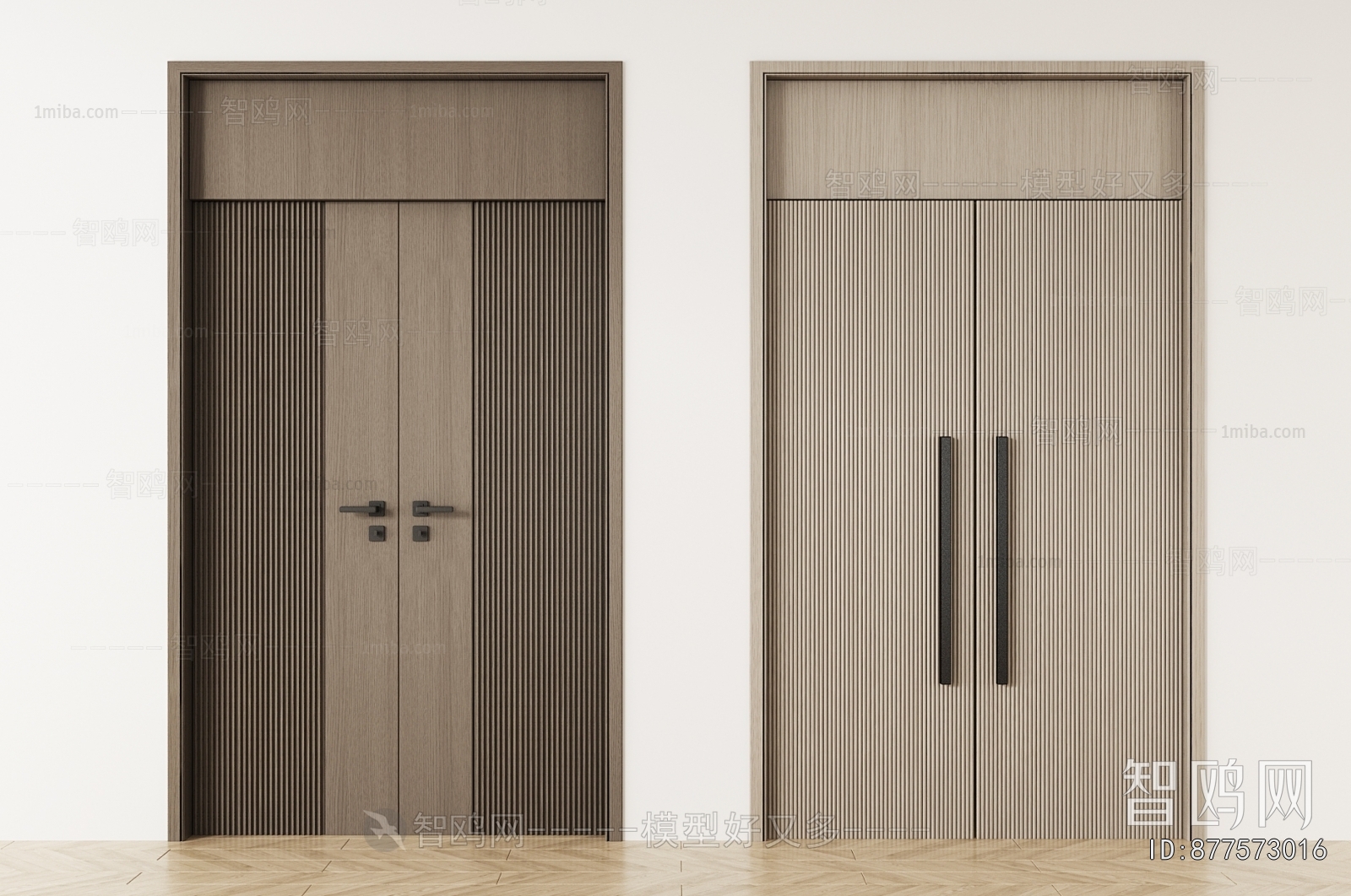 Modern Double Door