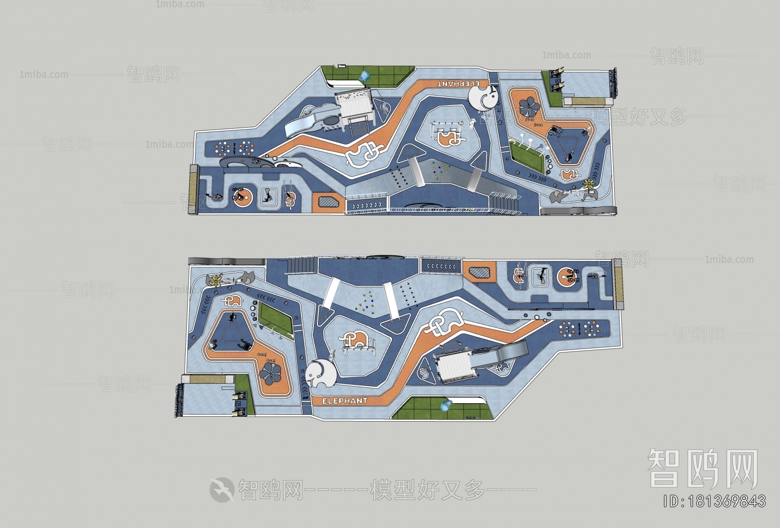 Modern Park Landscape