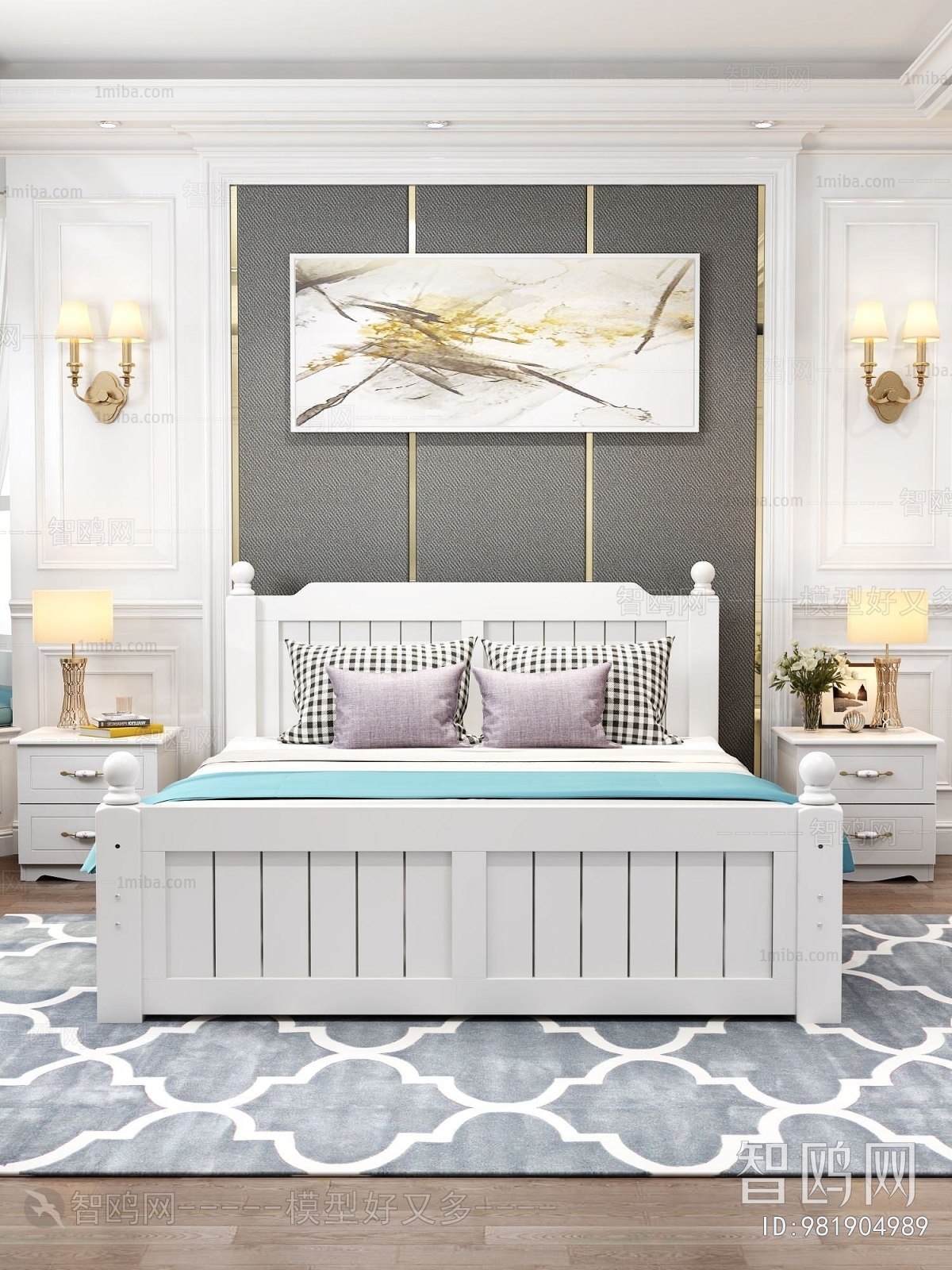 Nordic Style Double Bed