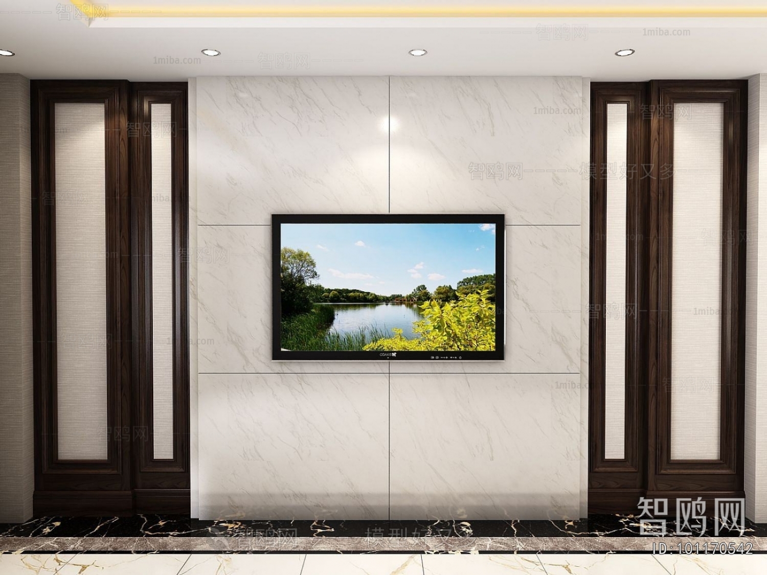 American Style TV Wall