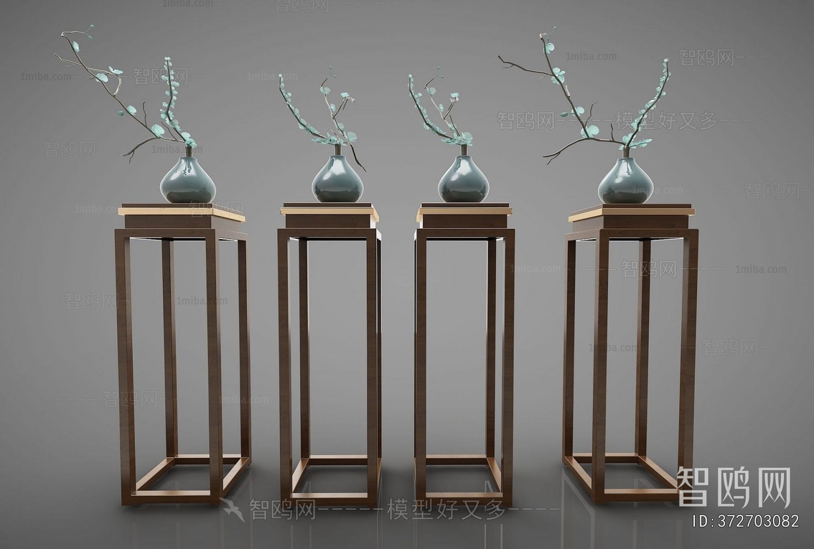 New Chinese Style Flower Shelf