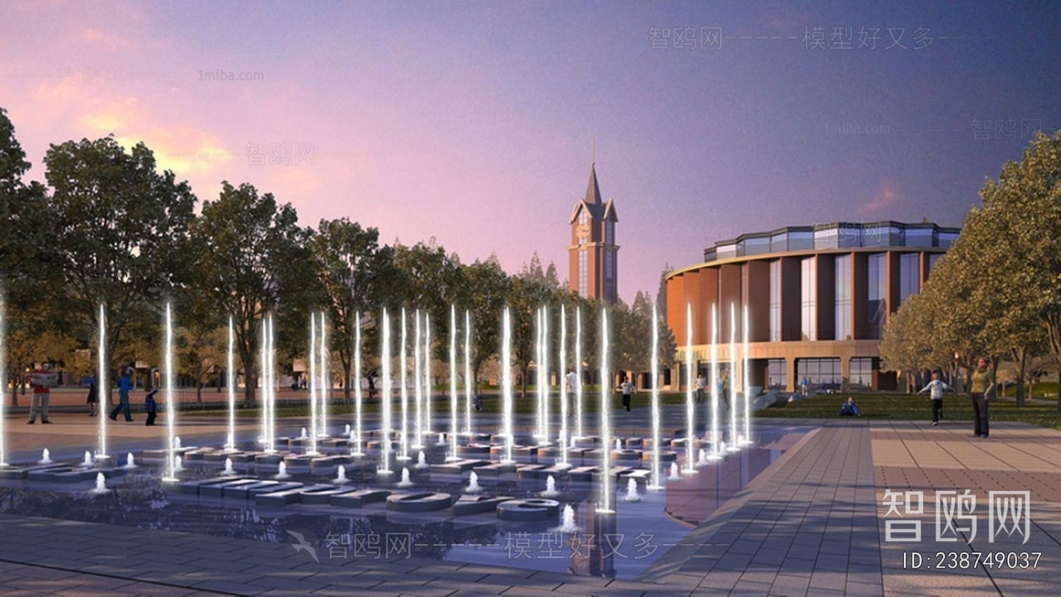 European Style Appearance Of Commercial Building