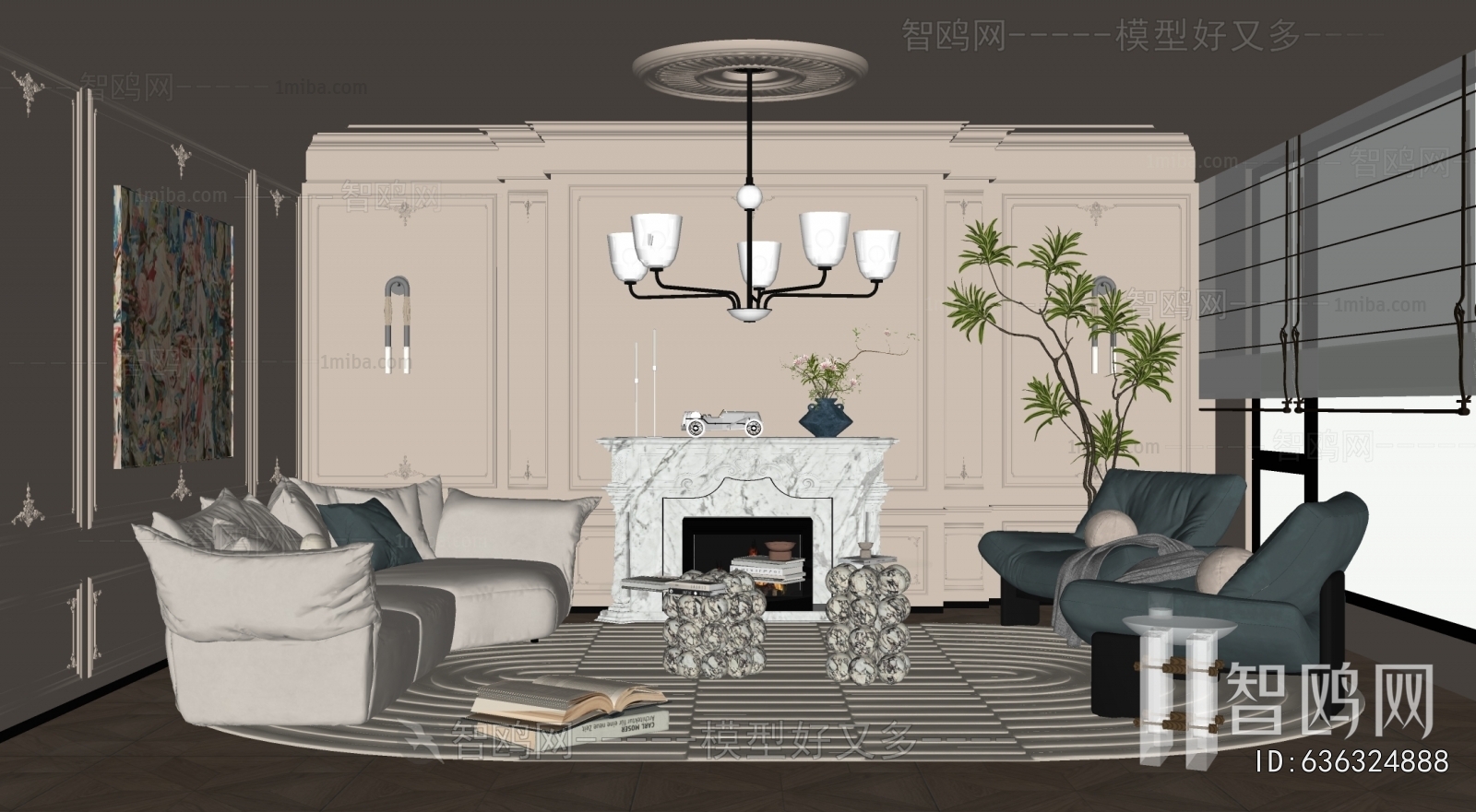 French Style A Living Room