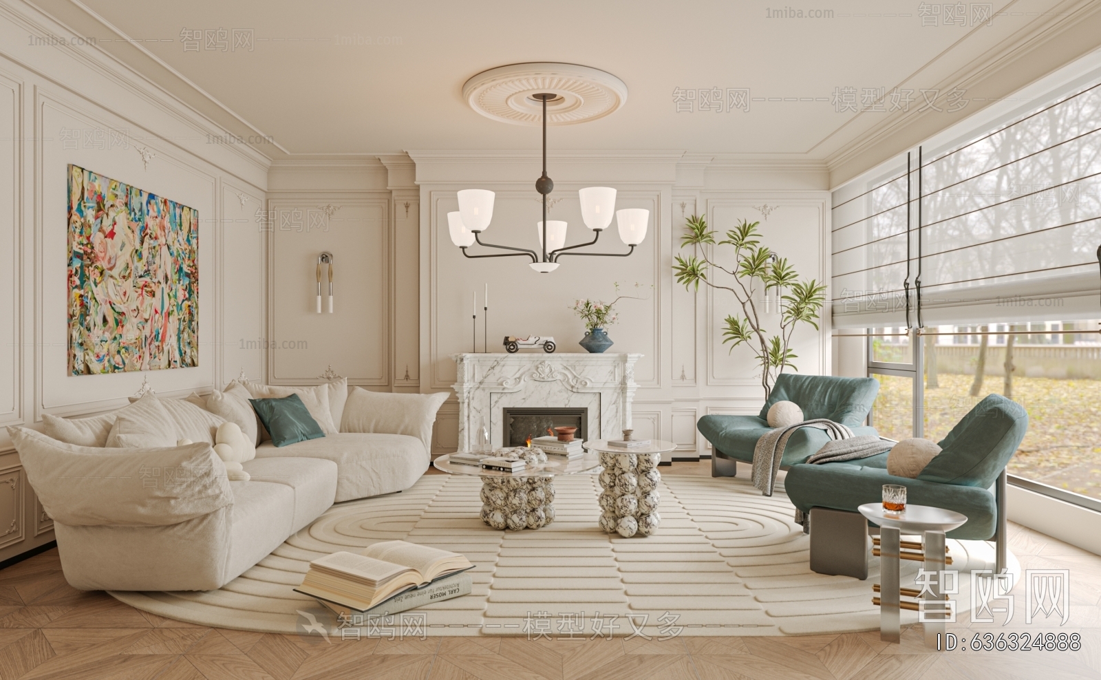 French Style A Living Room