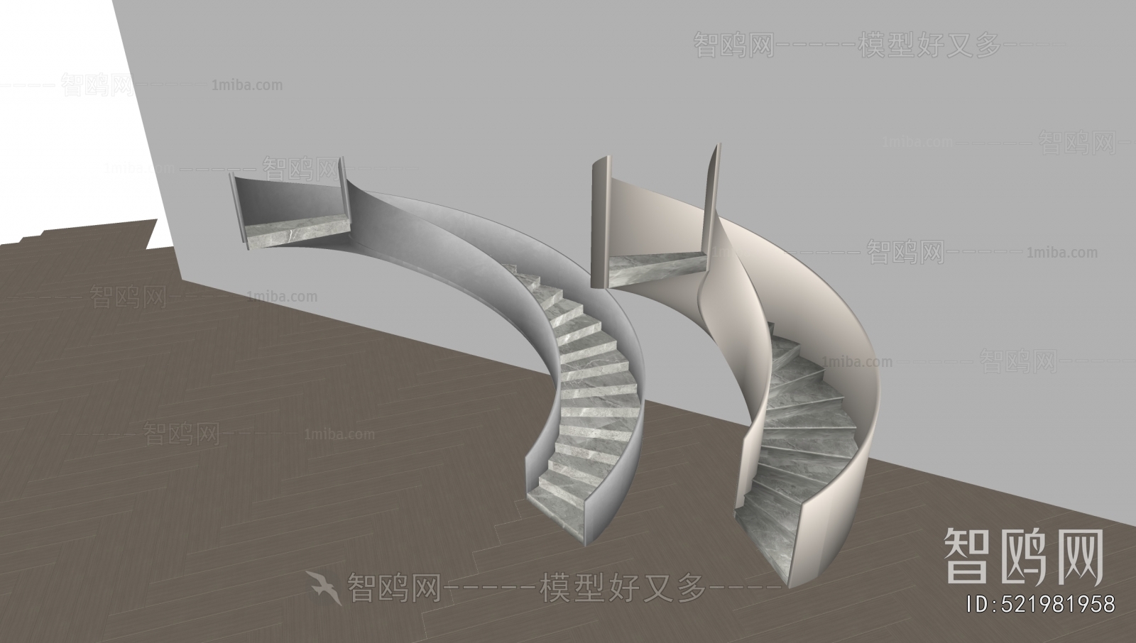 Modern Rotating Staircase