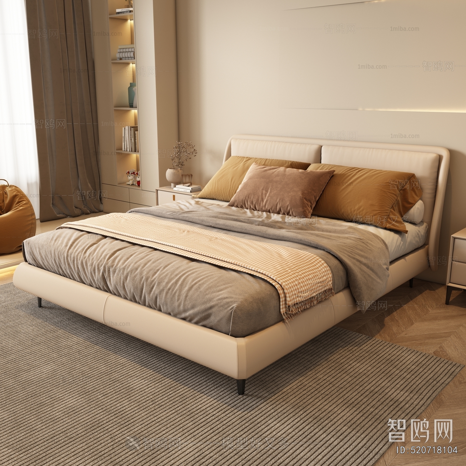 Modern Double Bed