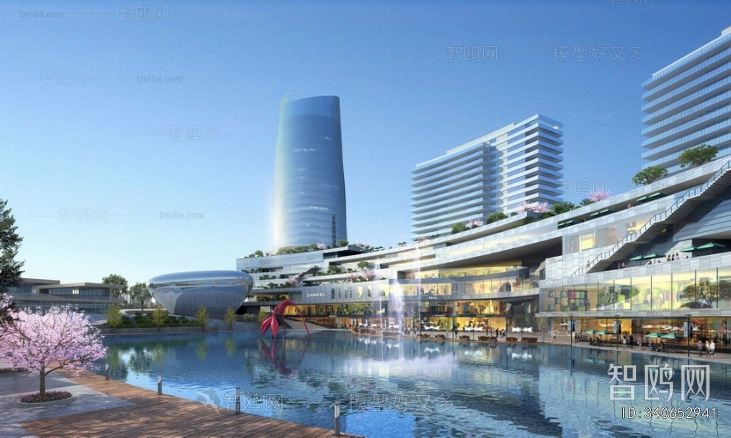 Modern Appearance Of Commercial Building