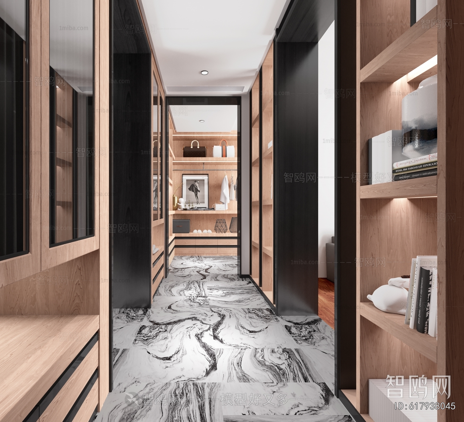 Modern Clothes Storage Area