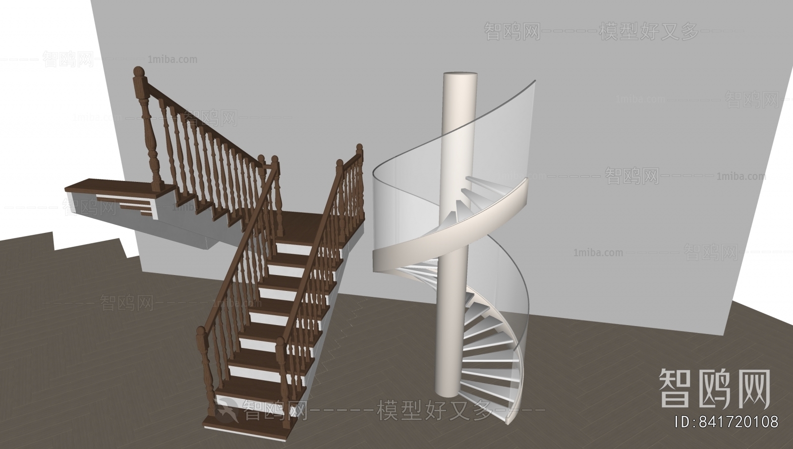 American Style Rotating Staircase