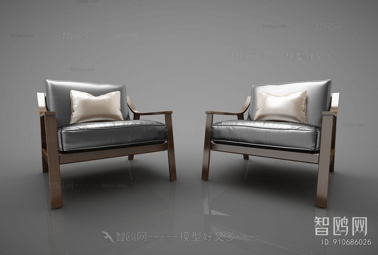 New Chinese Style Lounge Chair