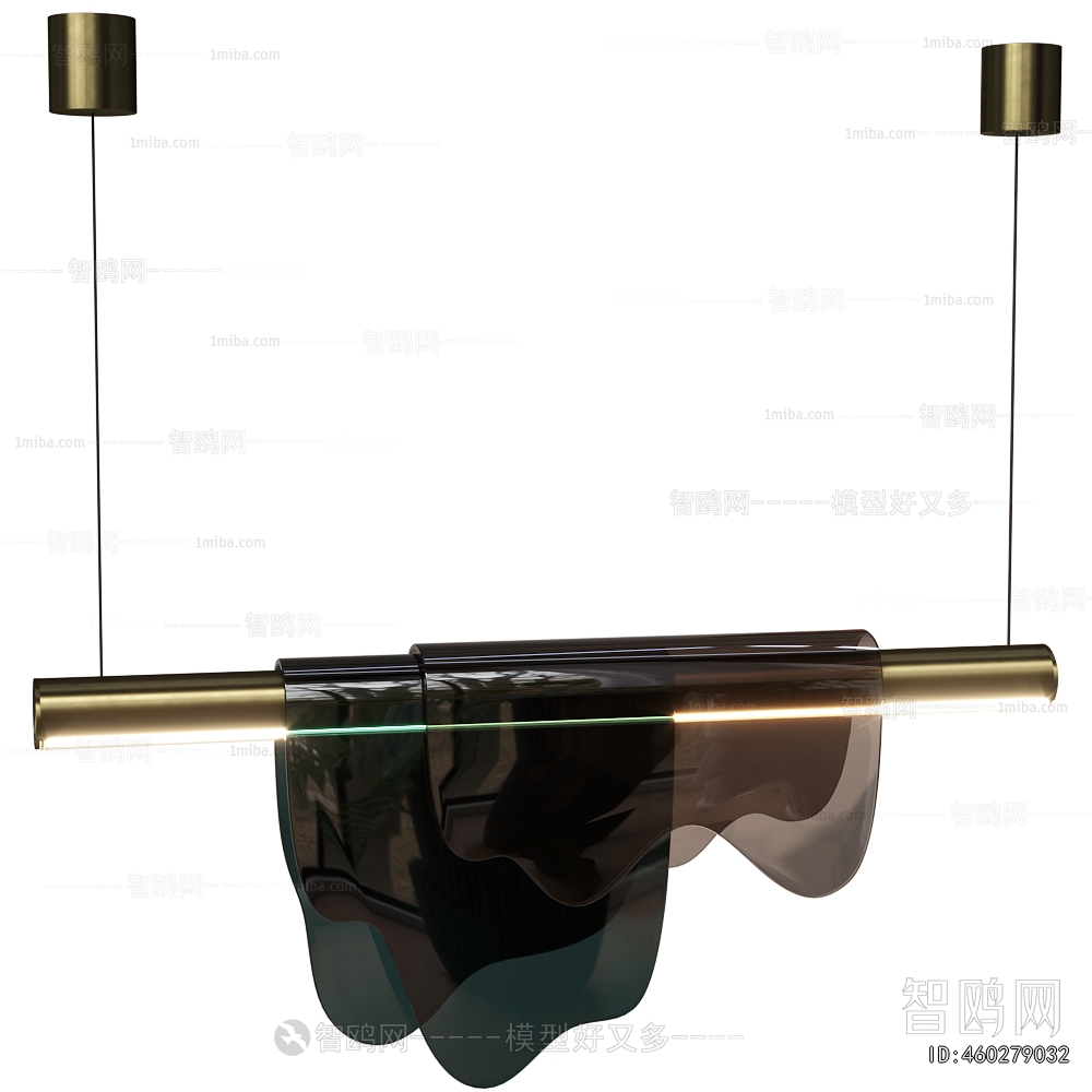 New Chinese Style Long Chandelier