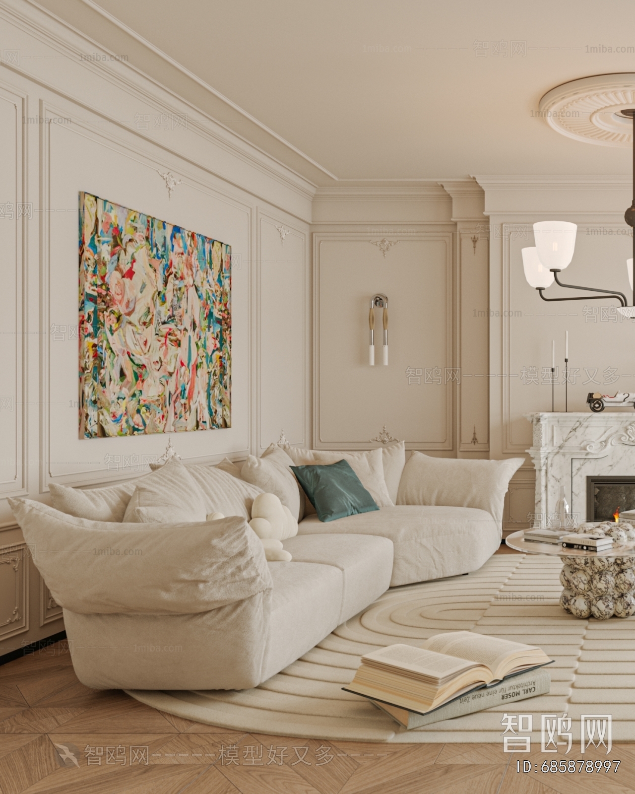 French Style A Living Room