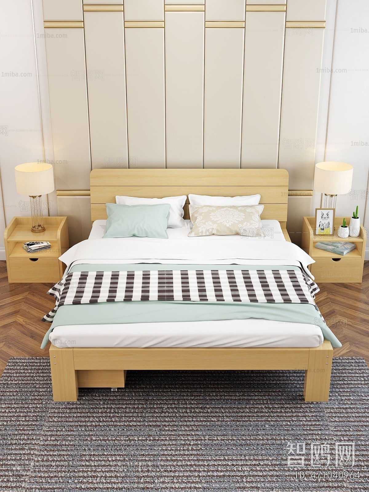Nordic Style Double Bed