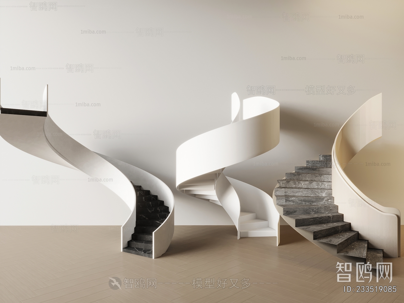 Modern Rotating Staircase