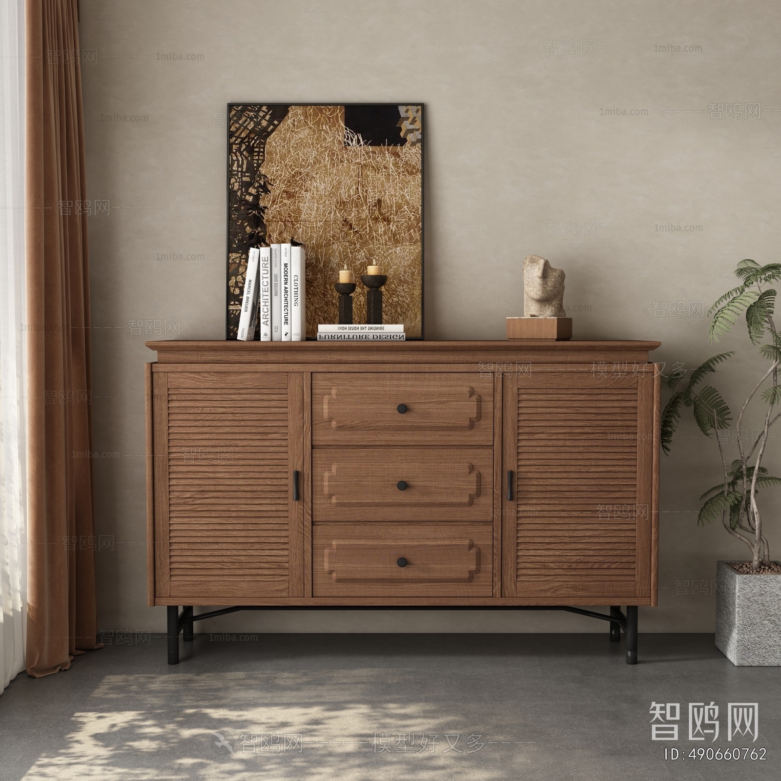 New Chinese Style Side Cabinet/Entrance Cabinet