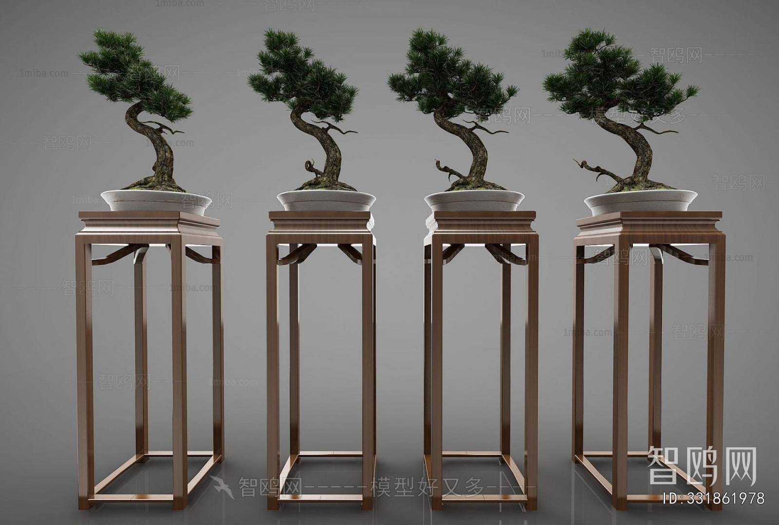 New Chinese Style Flower Shelf