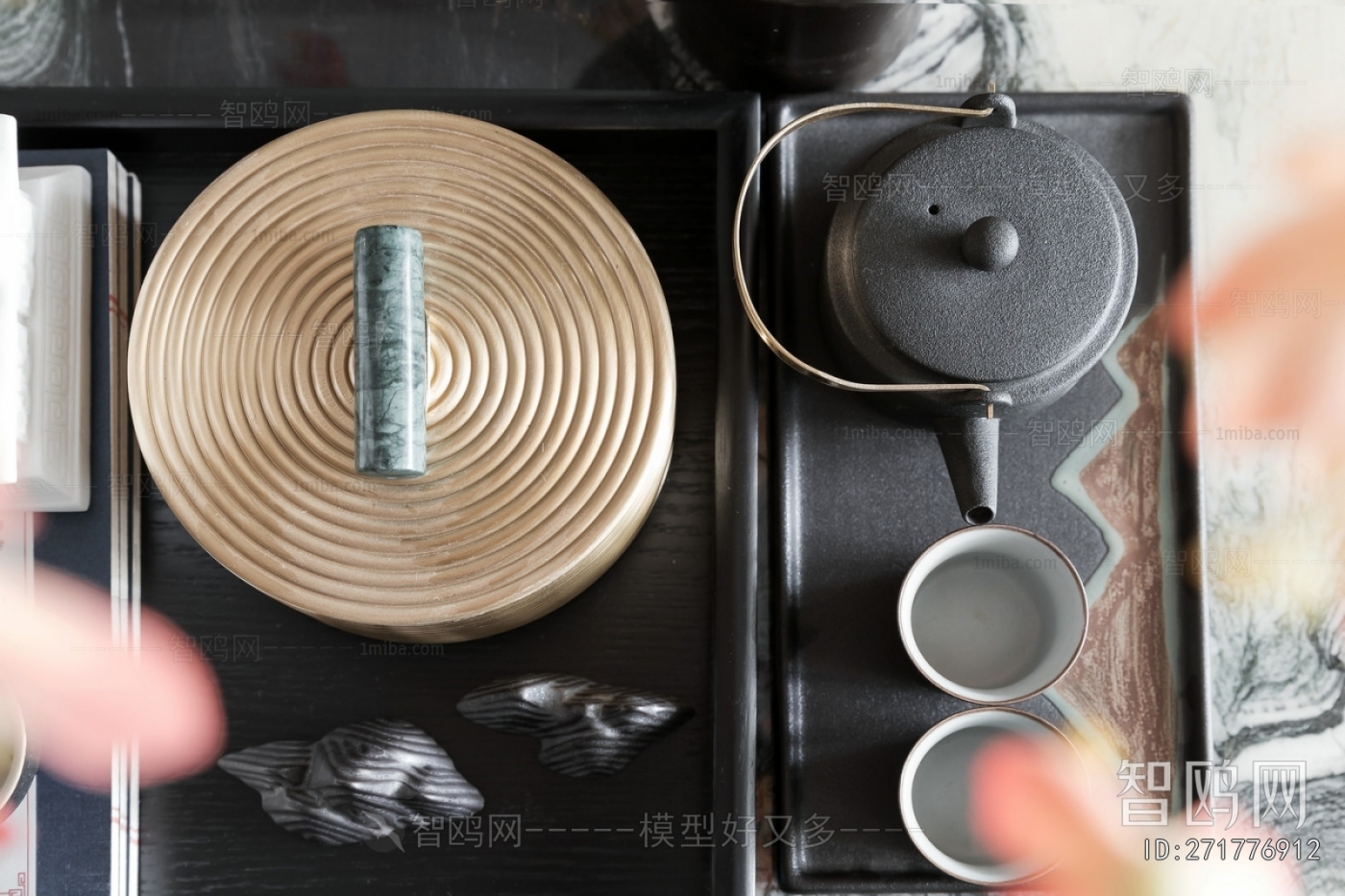 New Chinese Style A Living Room