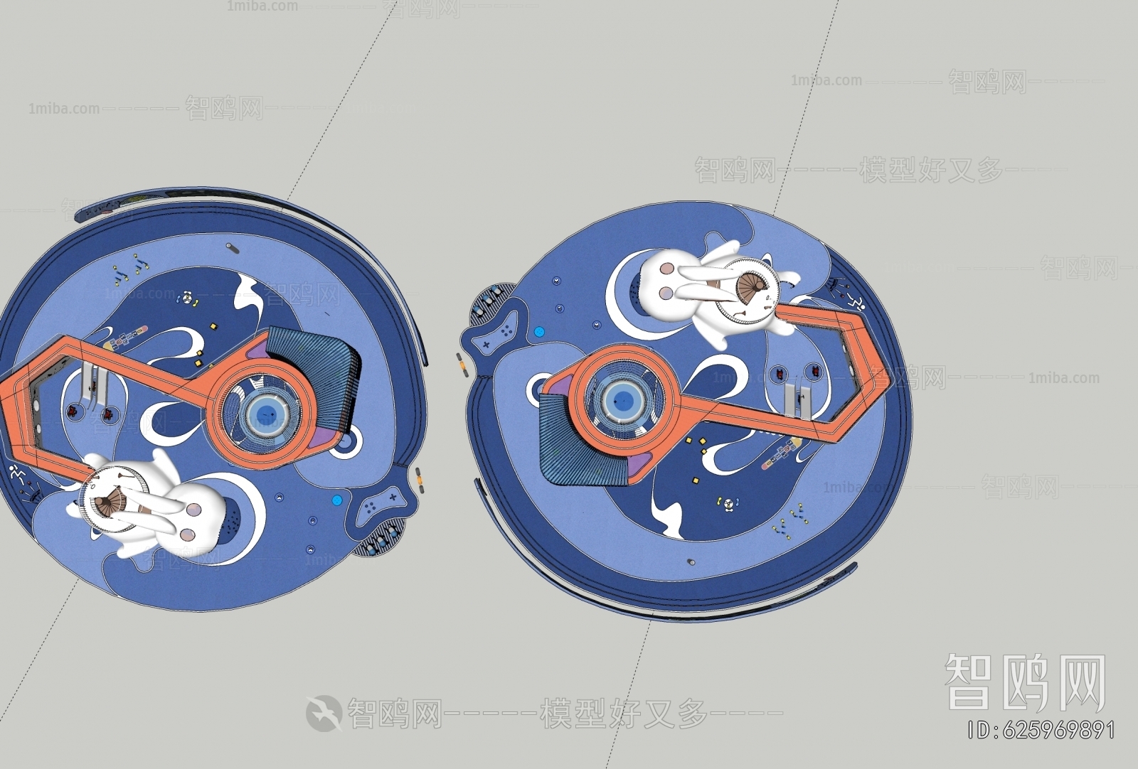 Modern Park Landscape