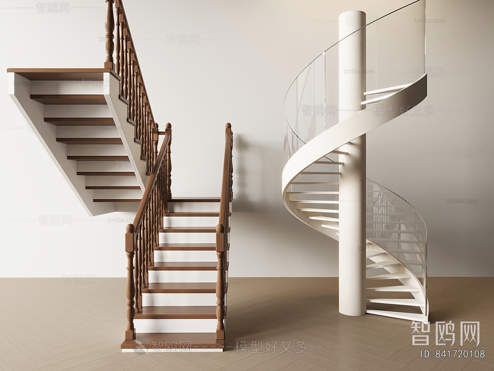 American Style Rotating Staircase