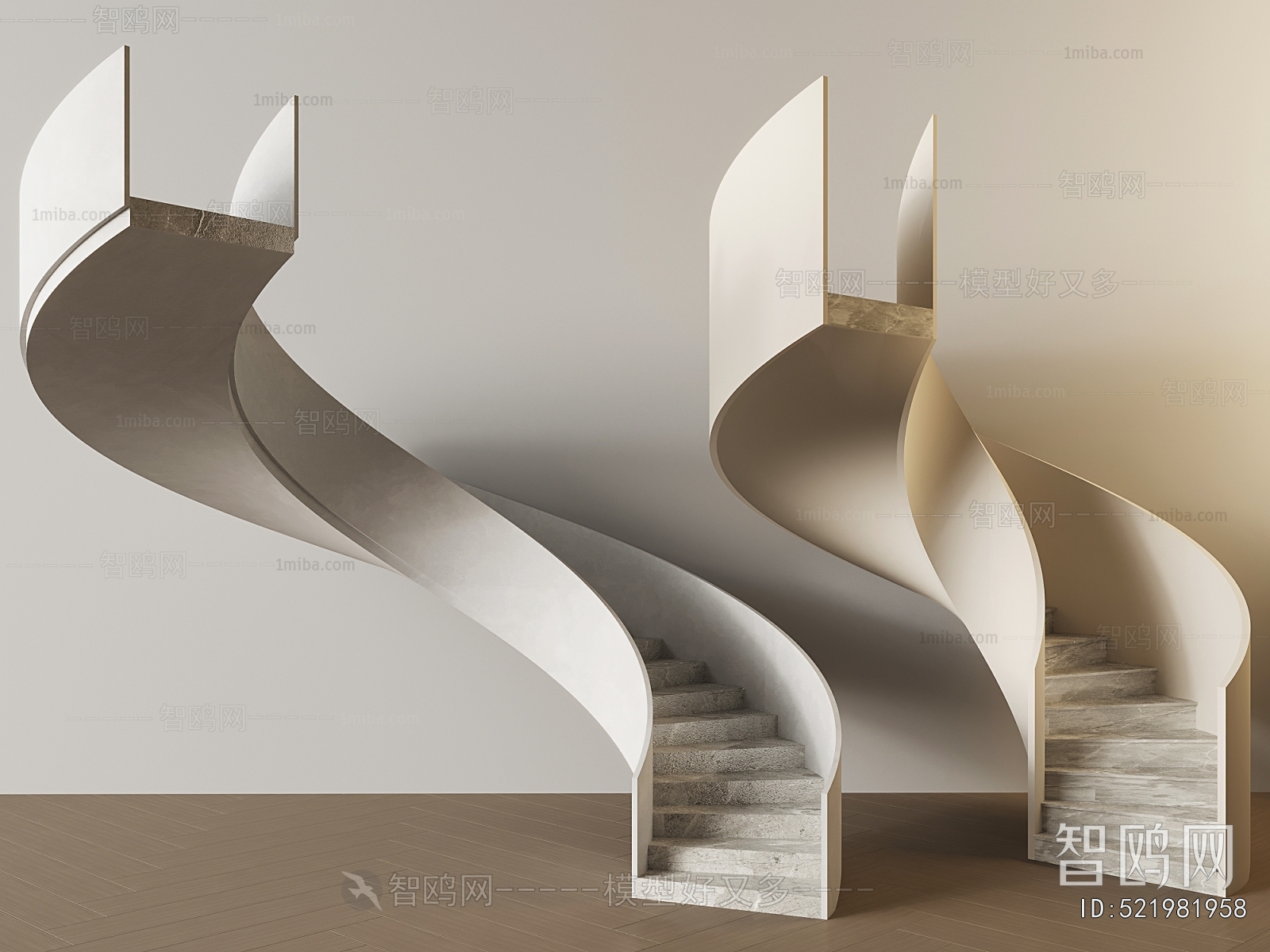 Modern Rotating Staircase