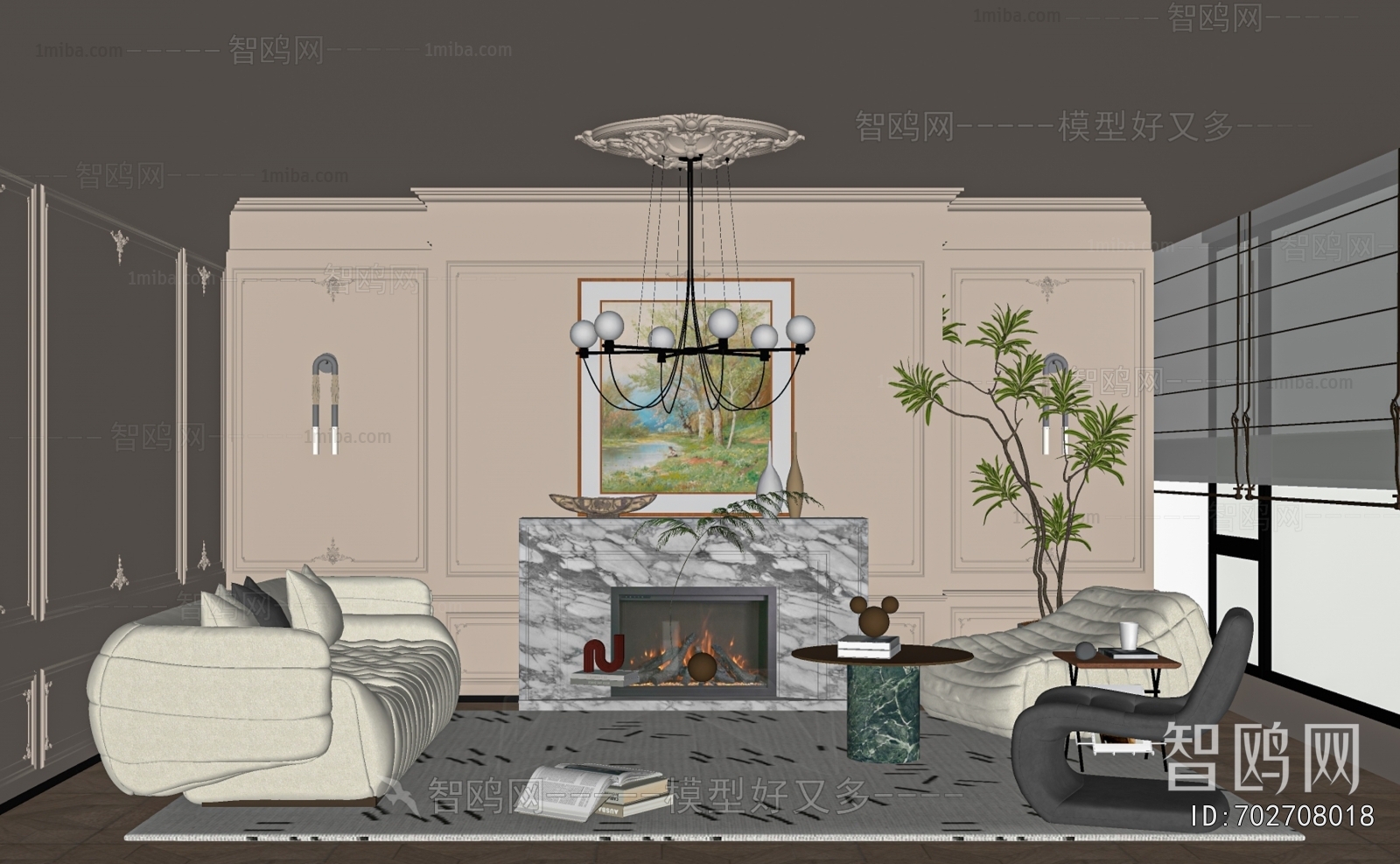 French Style A Living Room