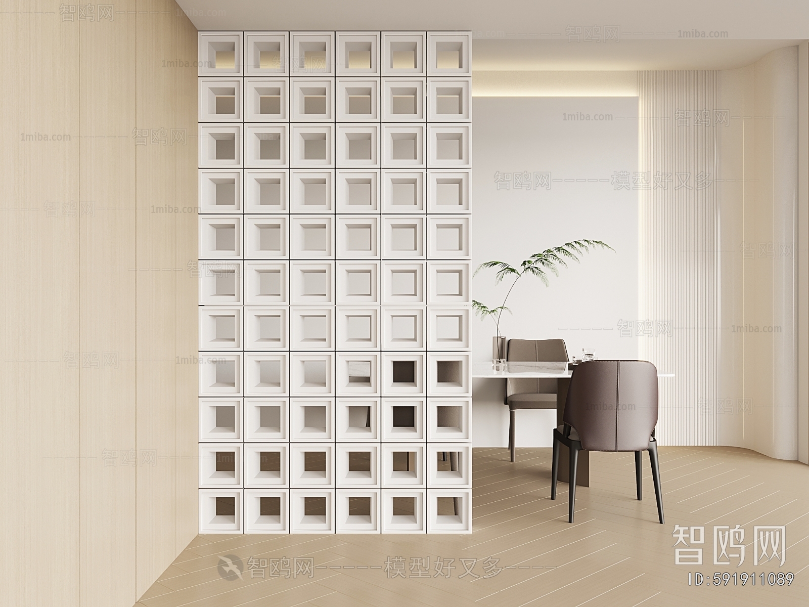 Modern Cement Brick Screen Partition