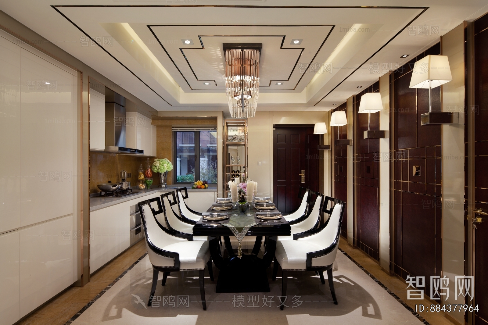New Chinese Style Dining Room