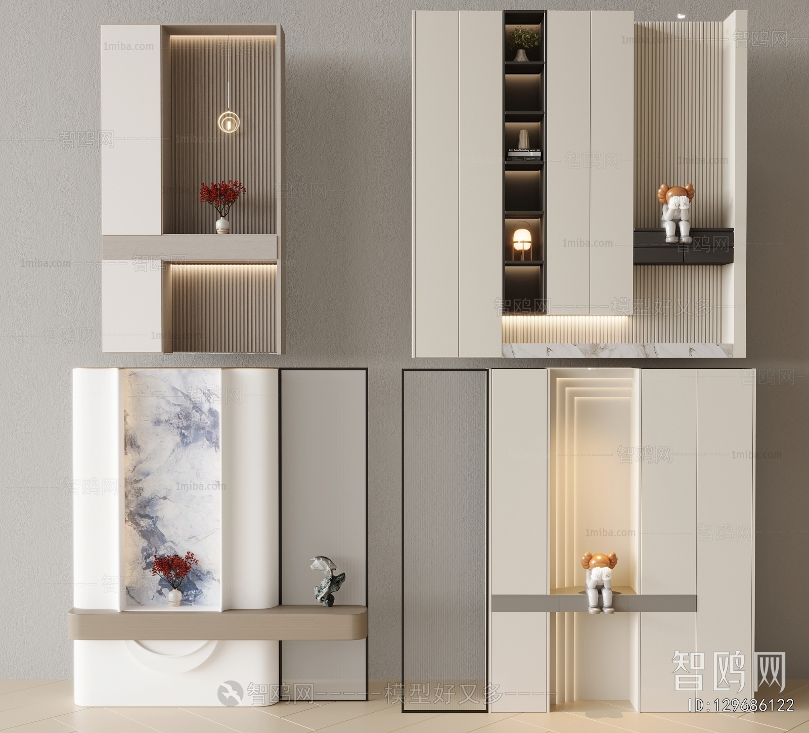 Modern Entrance Cabinet