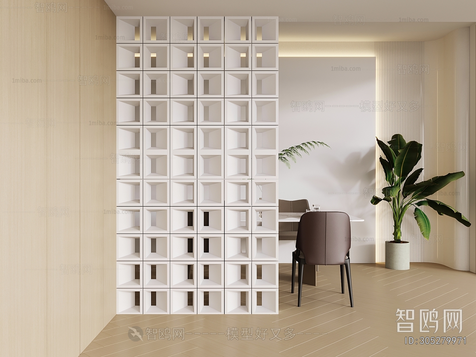 Modern Cement Brick Screen Partition