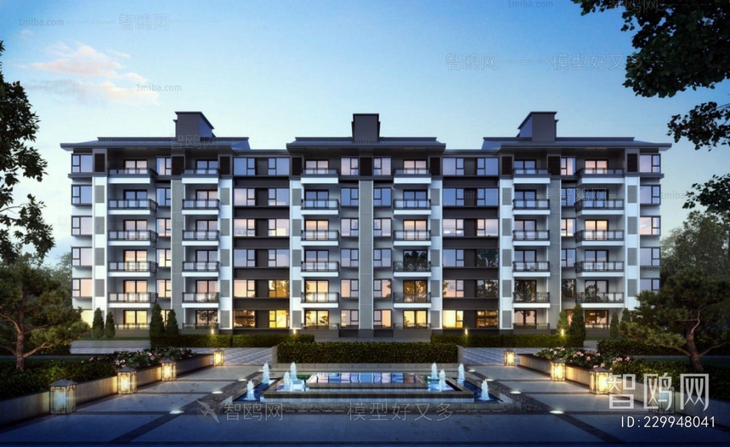 New Chinese Style Residential Building