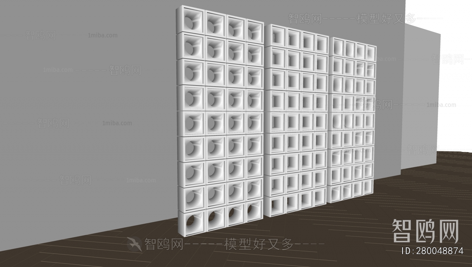 Modern Cement Brick Screen Partition