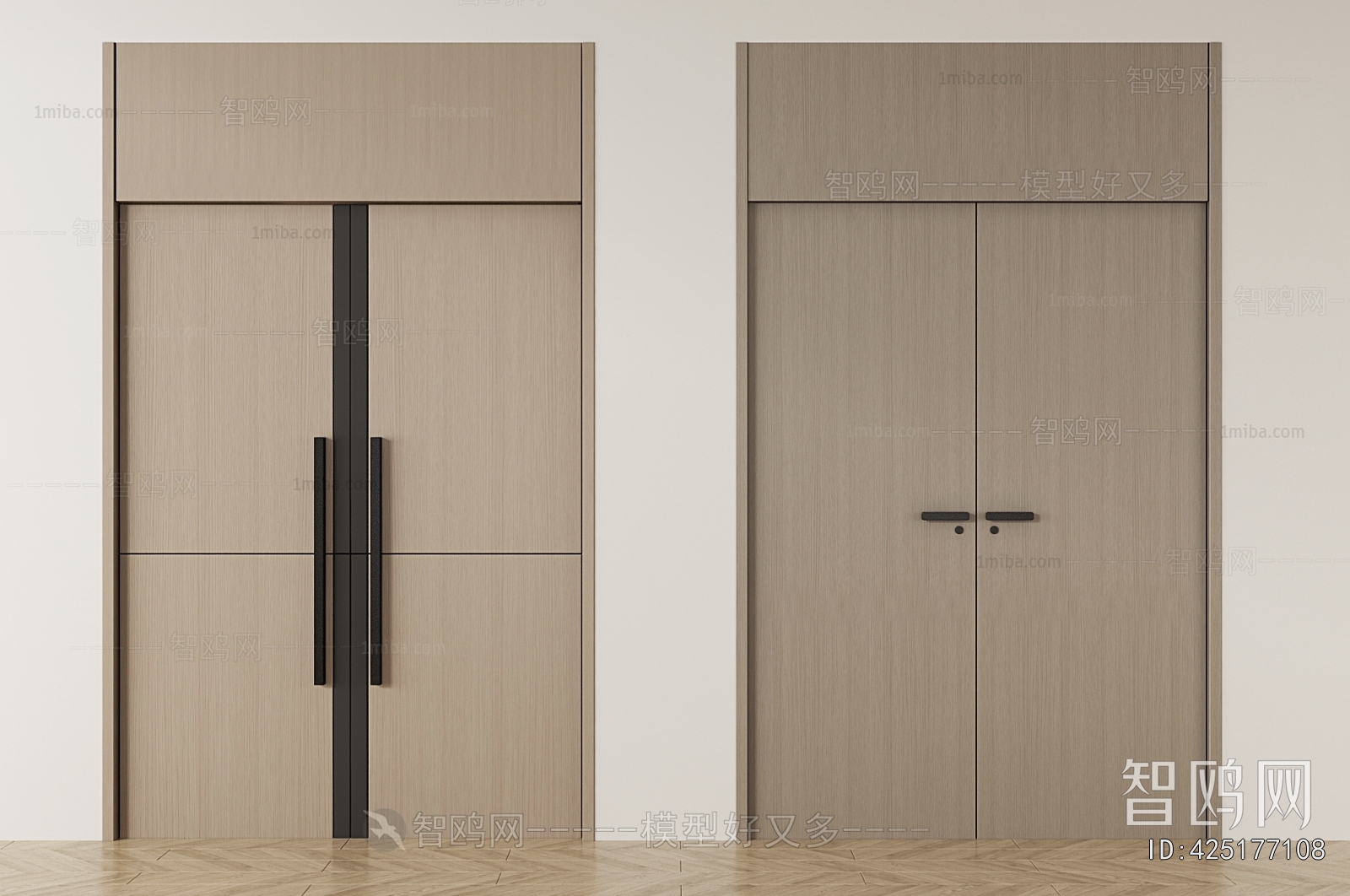 Modern Double Door