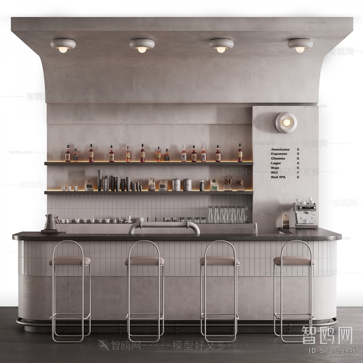 Modern Counter Bar