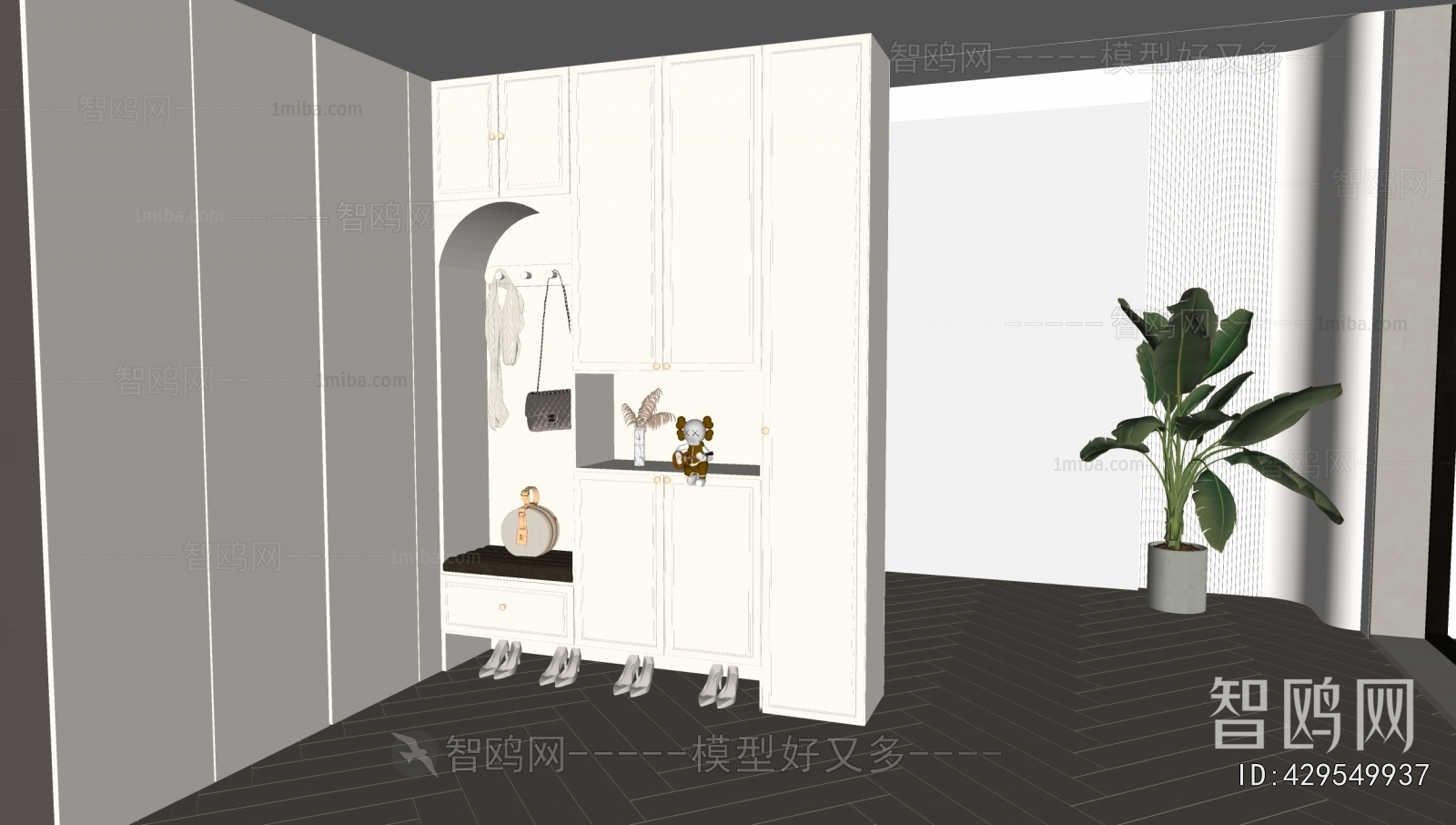 French Style Shoe Cabinet