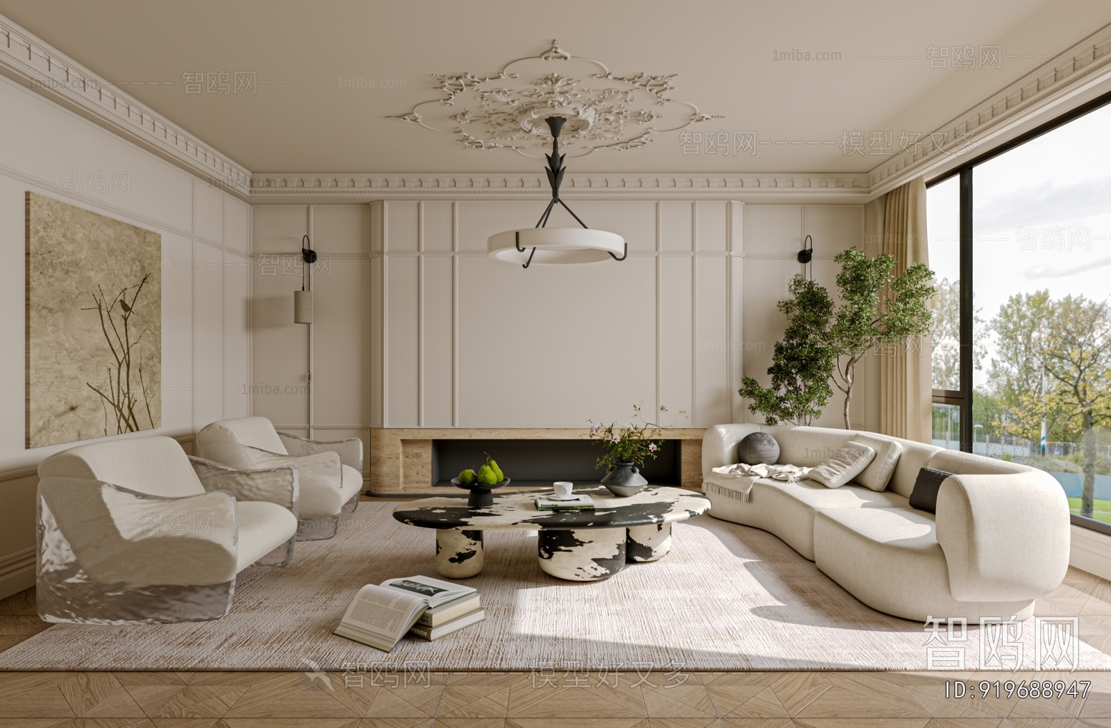 French Style A Living Room