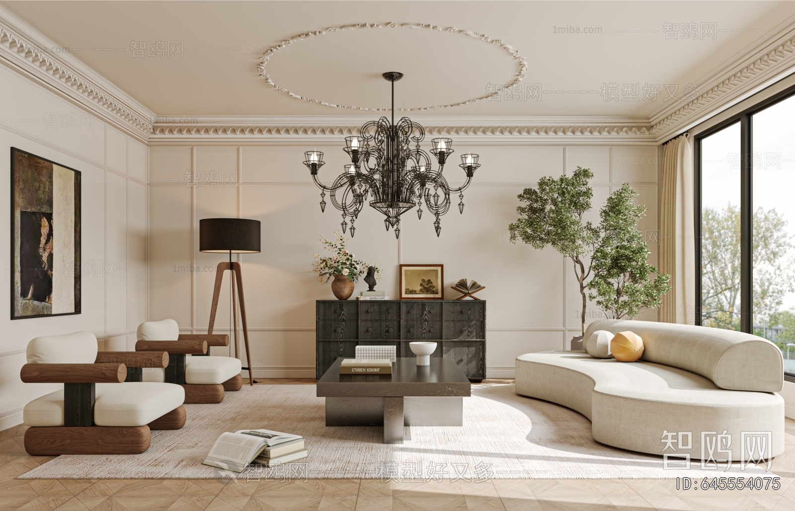 French Style A Living Room