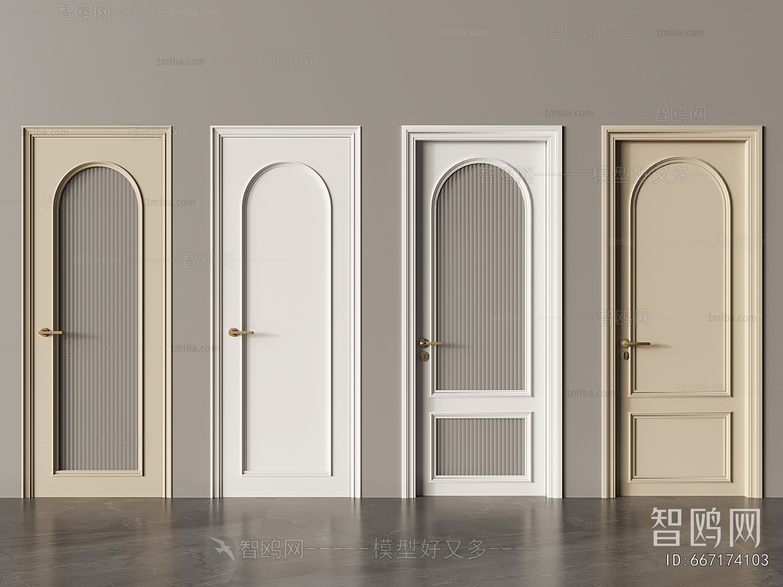 French Style Single Door