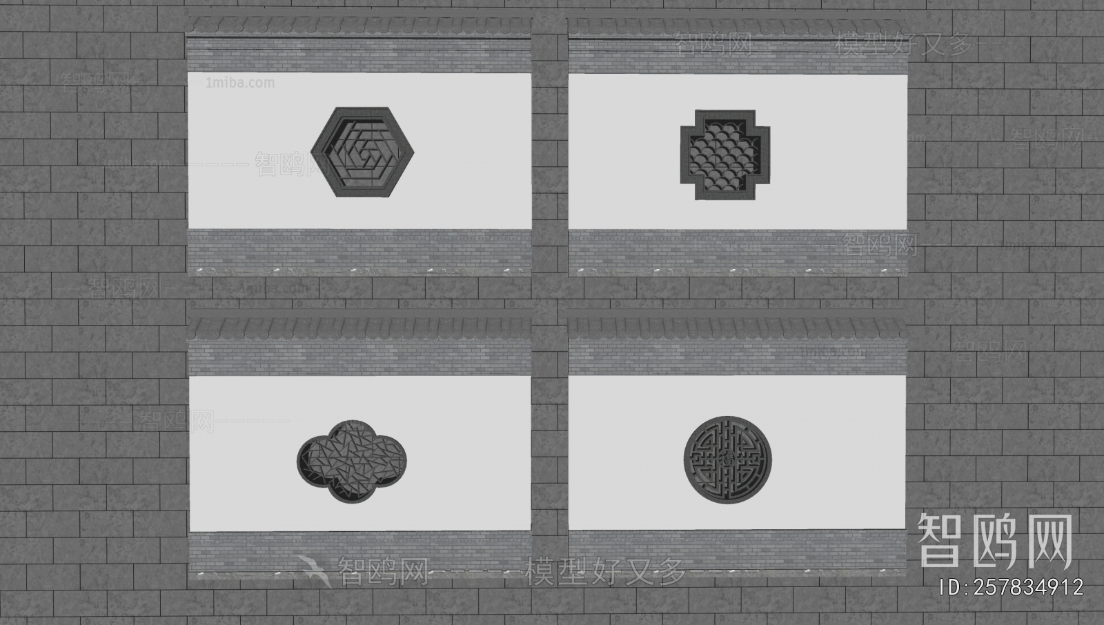 Chinese Style Landscape Wall