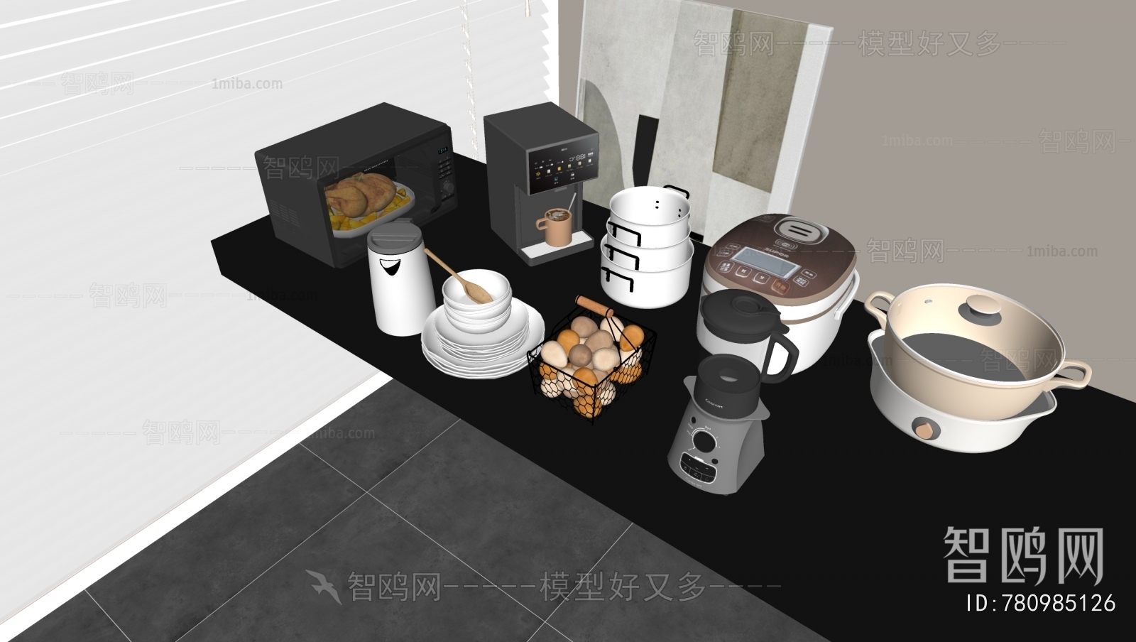 Modern Electric Kitchen Appliances