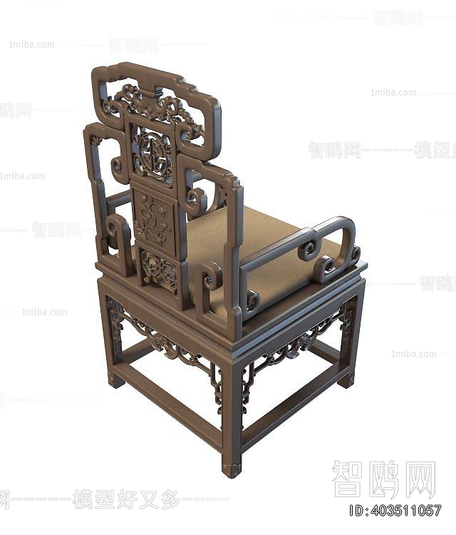 Chinese Style Lounge Chair