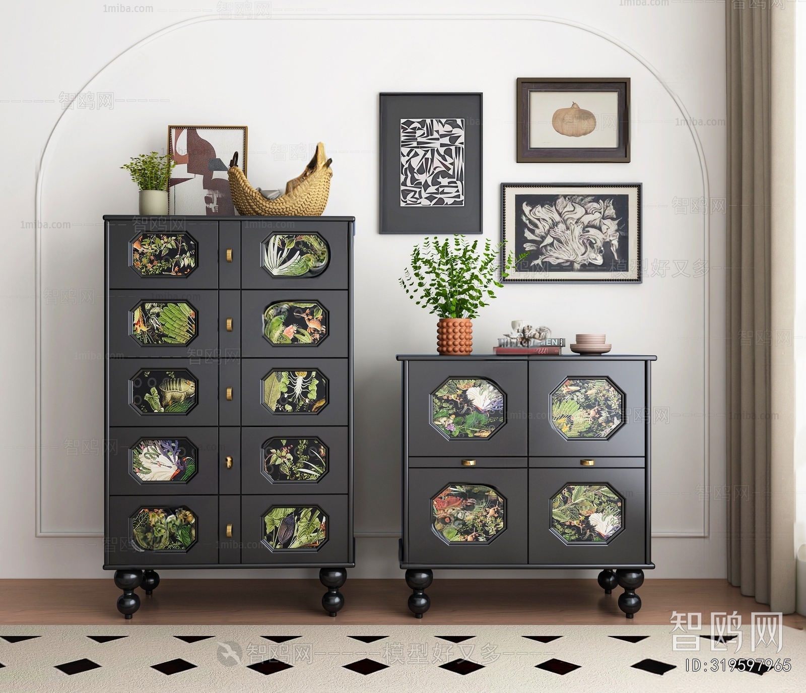 Retro Style Chest Of Drawers