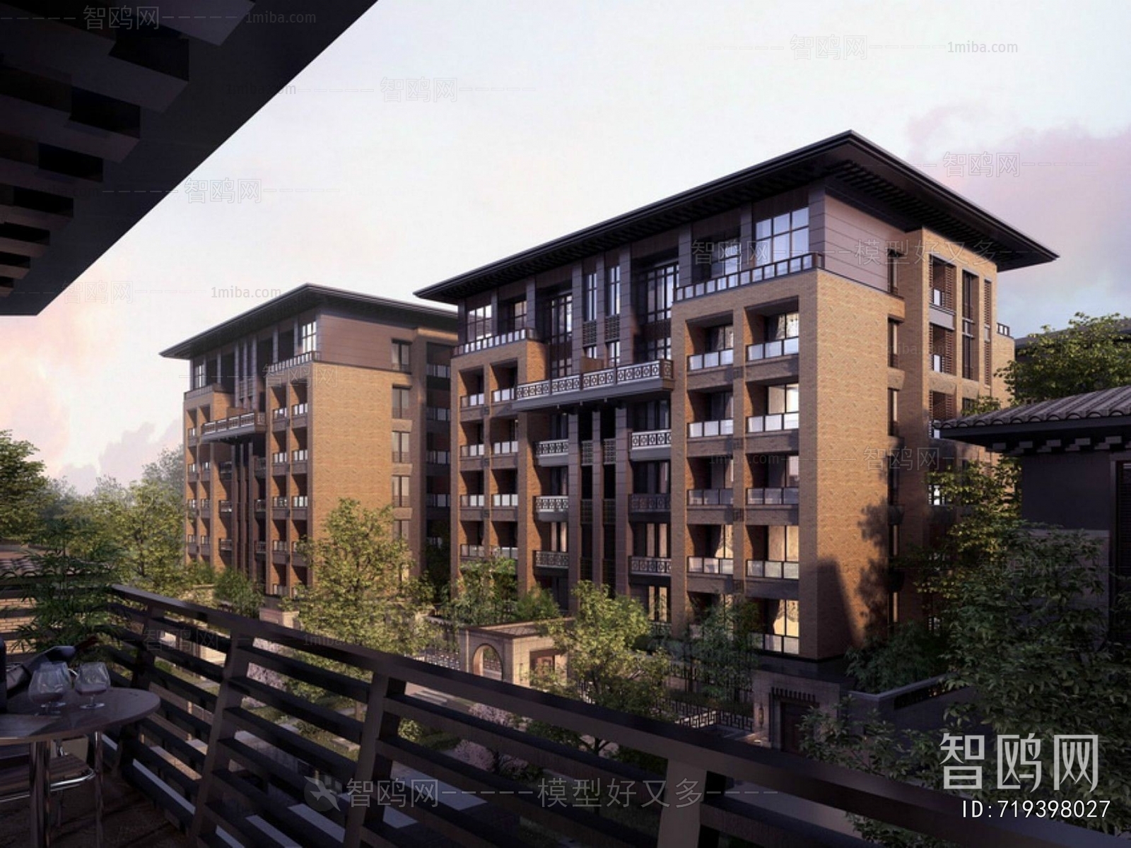 New Chinese Style Residential Building