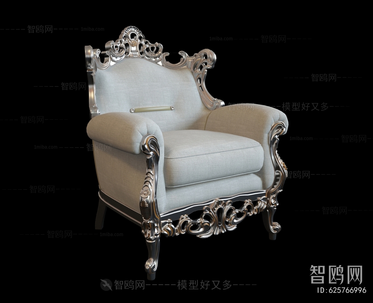 French Style Single Sofa